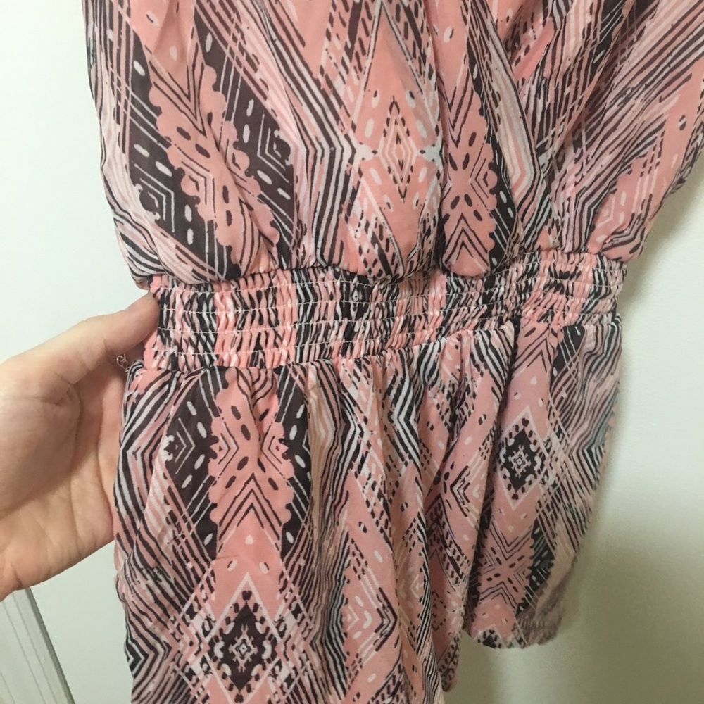 Pink Cutout Romper - Picture 2 of 6